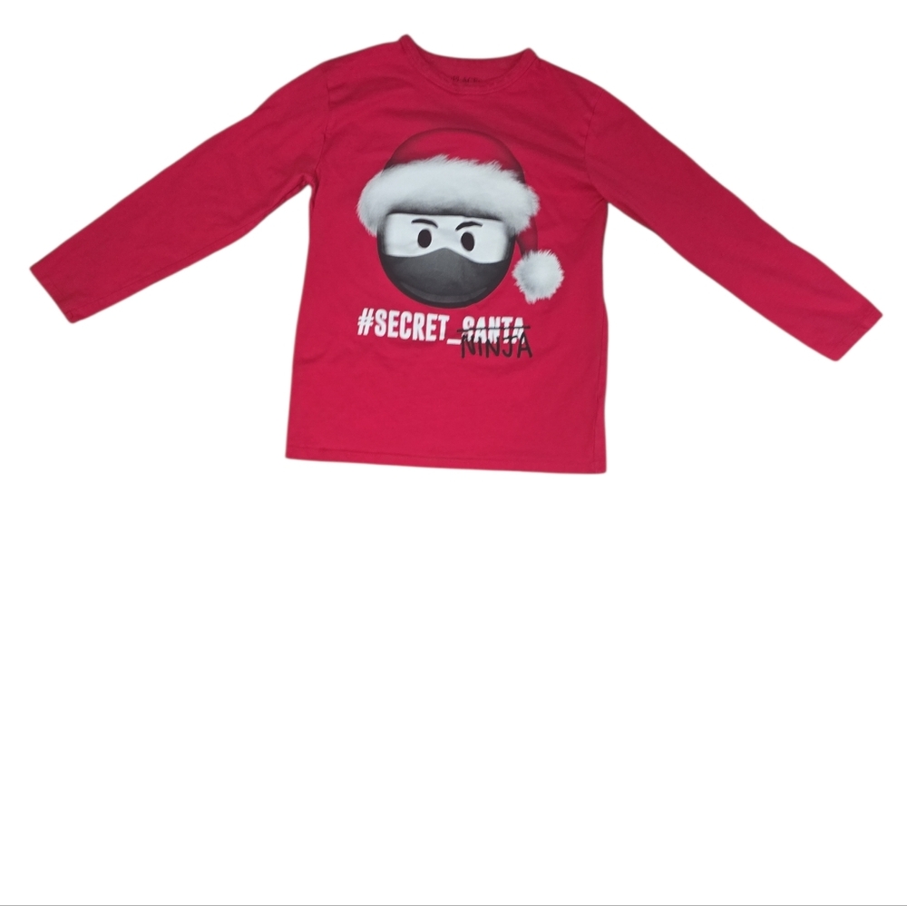 Kids | Red | Secret Santa Ninja Shirt | Size 10/12 | The Children's Place